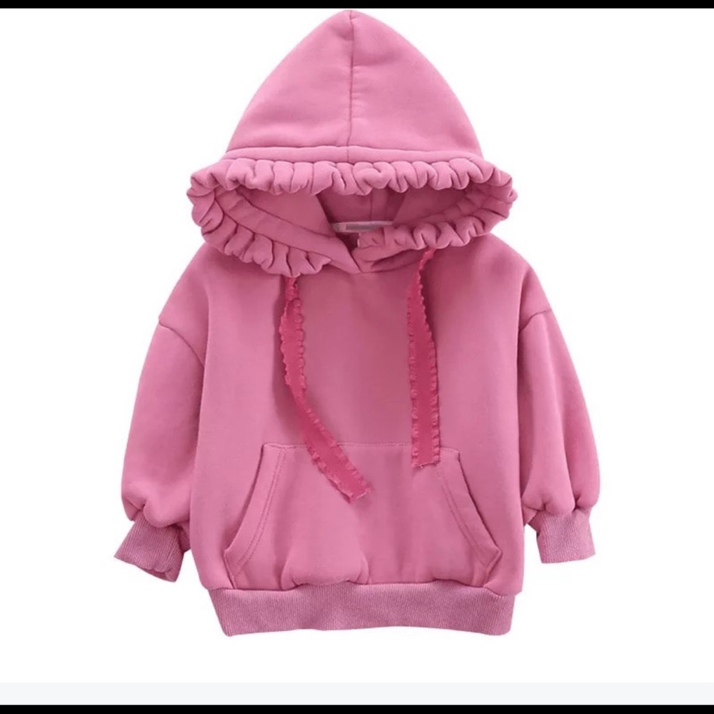 Ruffle Hoodie
